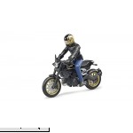 Bruder Ducati Scrambler Cafe Racer with Driver Vehicles Toys  B078WGW614